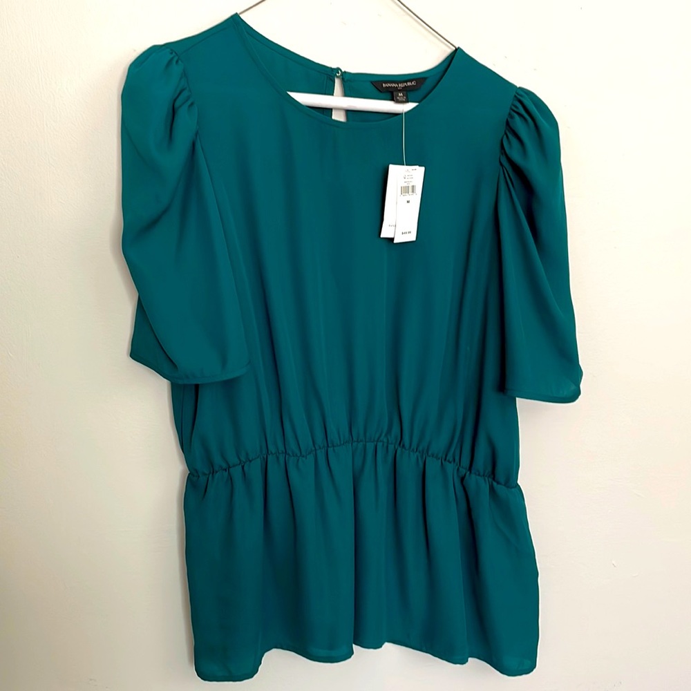 NWT teal blouse
